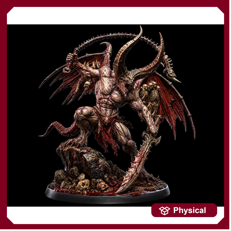 Balor Demon Miniature | Winged Demon Lord Boss | UNPAINTED Resin DnD 5E Pathfinder - Only-Games