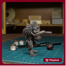 Frogfolk Spearman 07 - 32mm - DND - Pathfinder
