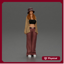 Trendy streetwear look featuring a bucket hat and relaxed outfit