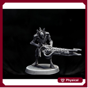 Sci-Fi Miniature Robot Fighter, H.R Giger Style | Base Diameter Sizes: 25mm,32mm, 50mm, 65mm,80mm | Resin Mini | Mini Monster Mayhem - Only-Games