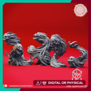 Flameskulls - Tabletop Miniatures (Pre-Supported)