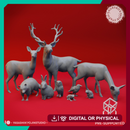 Forest Animals - Tabletop Props (Pre-Supported)