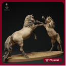 Konik Horses Fight 1/43