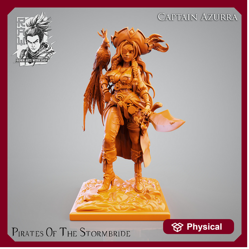 Pirate Captain Azurra - 54mm