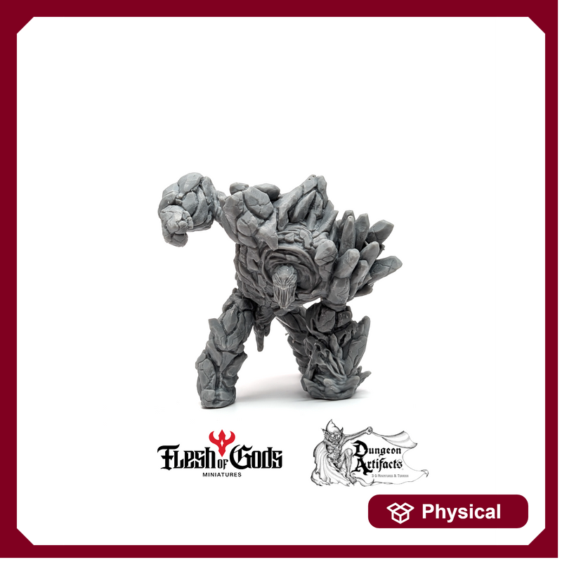 Lava Golem - Transmutation of Reality - Flesh of Gods Wargaming D&D DnD