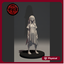 Print of the Dead - Drop 001 - Zombie Long Hair - Grey Resin Print