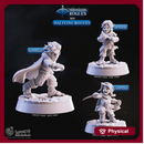 Halfling Rogues - Nightdagger Rogues - CastNPlay - Terrain Wargaming D&D DnD 28mm 32mm 40mm 54mm