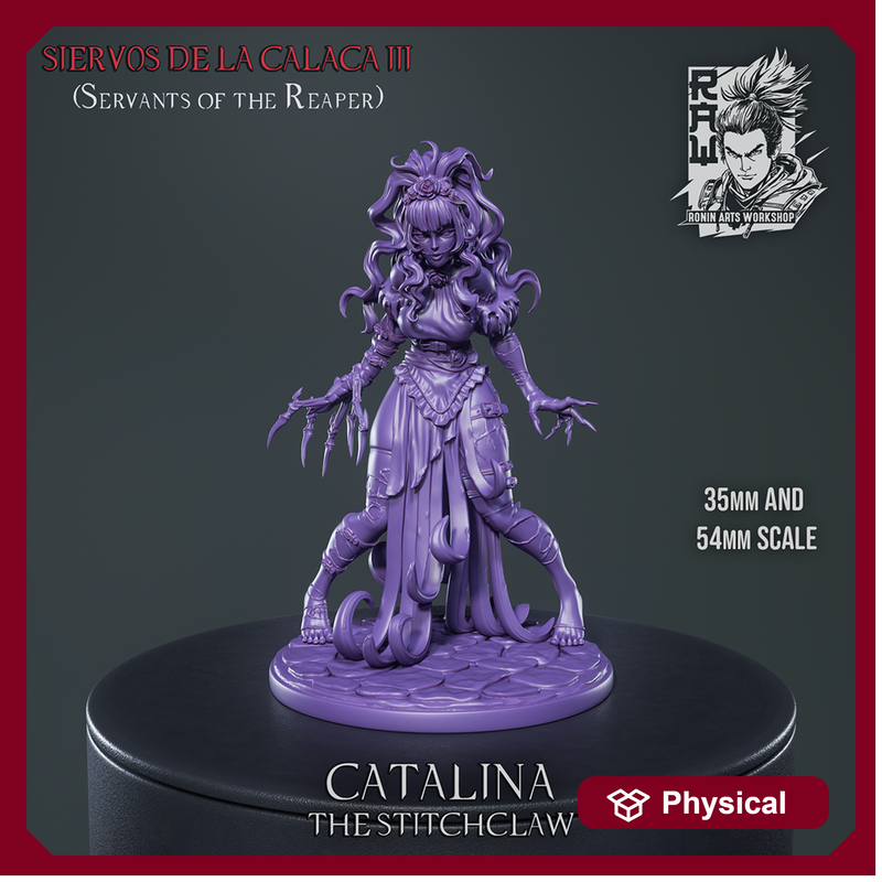 Catalina The Stitchclaw - Dia De Muertos Catrina Ragdoll - 54mm