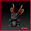 Evil rabbit color