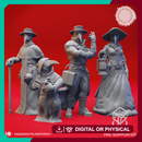 Plague Doctors - Tabletop Miniatures (Pre-Supported)