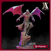 Vampire w/wings and No Wings- | 32mm Scale | Vampire Miniature | Dungeons and Dragons Miniatures Undead | Pathfinder Miniatures | Dnd Mini | - Only-Games