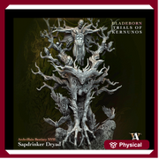 Sap Drinker Dryad, Fey Monster | Large size 50mm Base 140mm tall to top| Mini D&D 5e Pathfinder Figurine | Archvillain Games - Only-Games