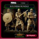 3 miniatures - 32mm - Soldiers Bundle - Uncharted Kingdoms