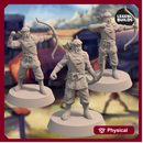 Empire of Jagrad Archers (3 miniatures) - 3D printable miniature – STL file