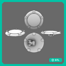 Space Knights Domed Shield Type B RIGHT