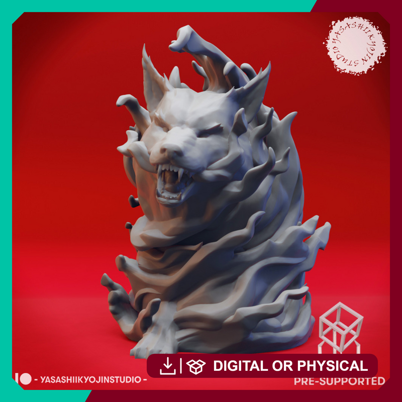 Fire Elemental - Tabletop Miniature (Pre-Supported)