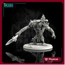 (L 0002) Male wild Troll with club and axe