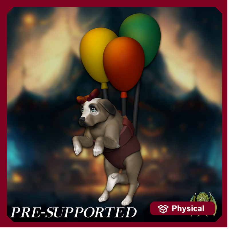 Lucky The Puppy [PRE-SUPPORTED]  32mm Dog Pet Companion
