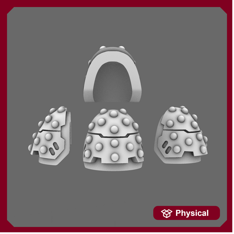 Space Knights V6 Stroud Studded Shoulder Pad Type D X 10