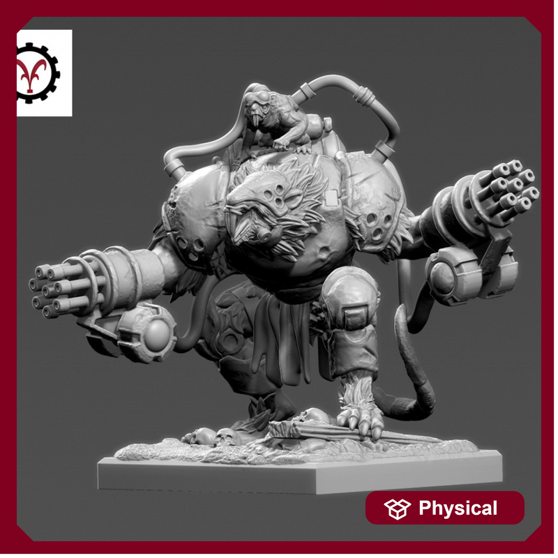 OGRE RAT WITH RATTLING GUN