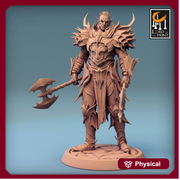 Dark Elf Fighter, Vampire Lord,  Eladrin  Unpainted Miniature | 28mm, 32mm,54mm,75mm, 100mm Scales | Dungeons and Dragons | Pathfinder | - Only-Games