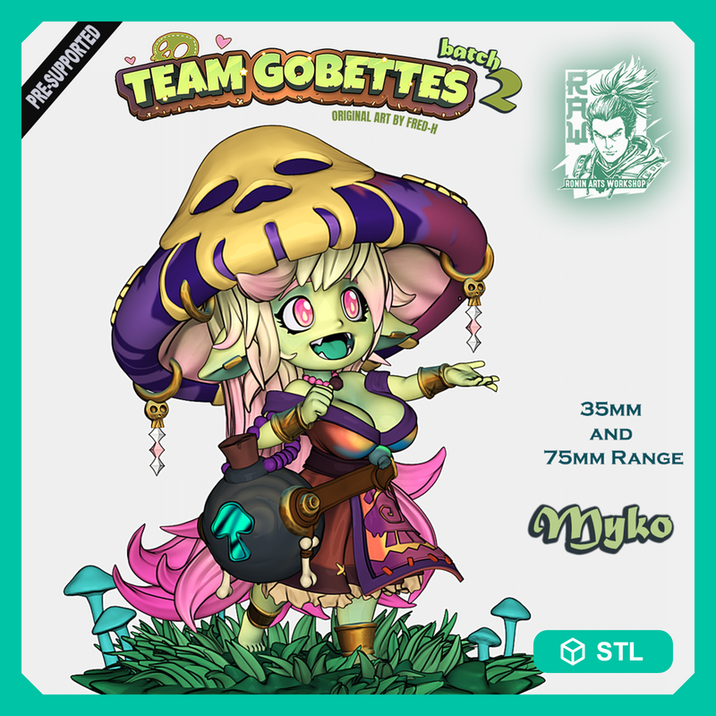 Chibi Goblin - Myko - STL only
