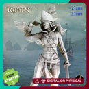 Parrot Pirate Robin - Pirate Captain with Parrot - 75mm + 35mm Scale