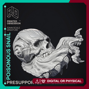 Poisonous Snail - 3 Models - Elemental Creature - PRE SUPPORT - D&D - 32mm scale - Only-Games
