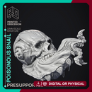 Poisonous Snail - 3 Models - Elemental Creature - PRE SUPPORT - D&D - 32mm scale