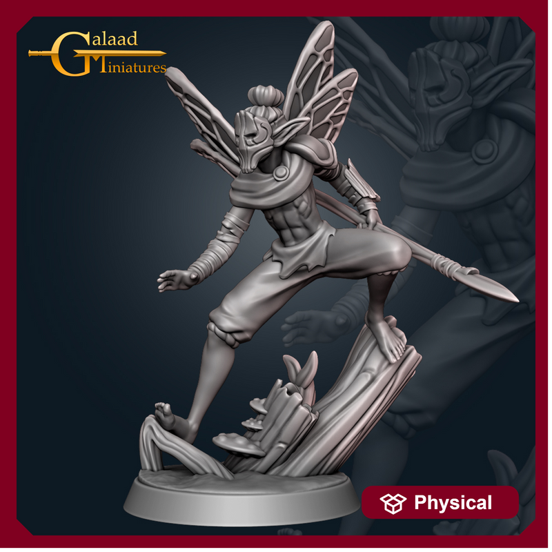 Wood Fairy Male with base