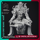 Old Grey Beard - Gyth - PRE SUPPORTED - D&D 32mm