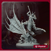 Vampire Lord Mutated Feral Spawn Miniature | 28mm,32mm,54mm Scales | Undead Dungeons & Dragons 5e | Pathfinder | DnD Figurine | RPG Proxy - Only-Games