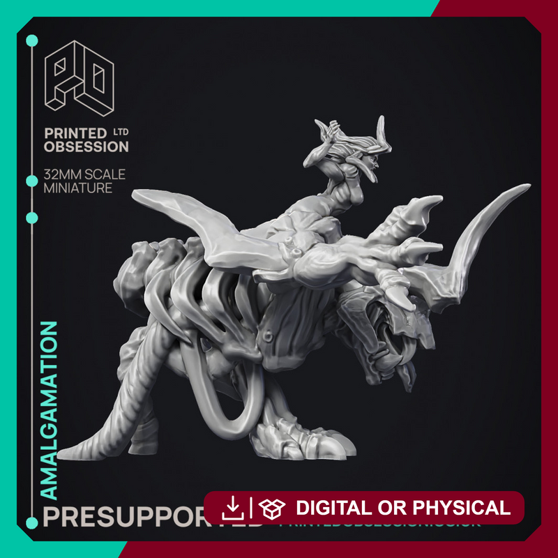 Amalgamation - Large Monster - PRESUPPORTED - Hell Hath No Fury - 32mm scale