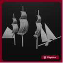 1/700 & 1/1200 4th rate Masts