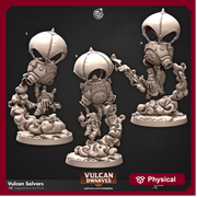 Dwarf Flying Artificer Engineer Miniatures |Dungeons & Dragons Spelljammer | 28mm,32mm,54mm Scale | Pathfinder | Wargames TTRPG |Cast N Play - Only-Games