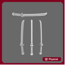 Cyber Samurai Techno Katana Type A NOHAND X 10