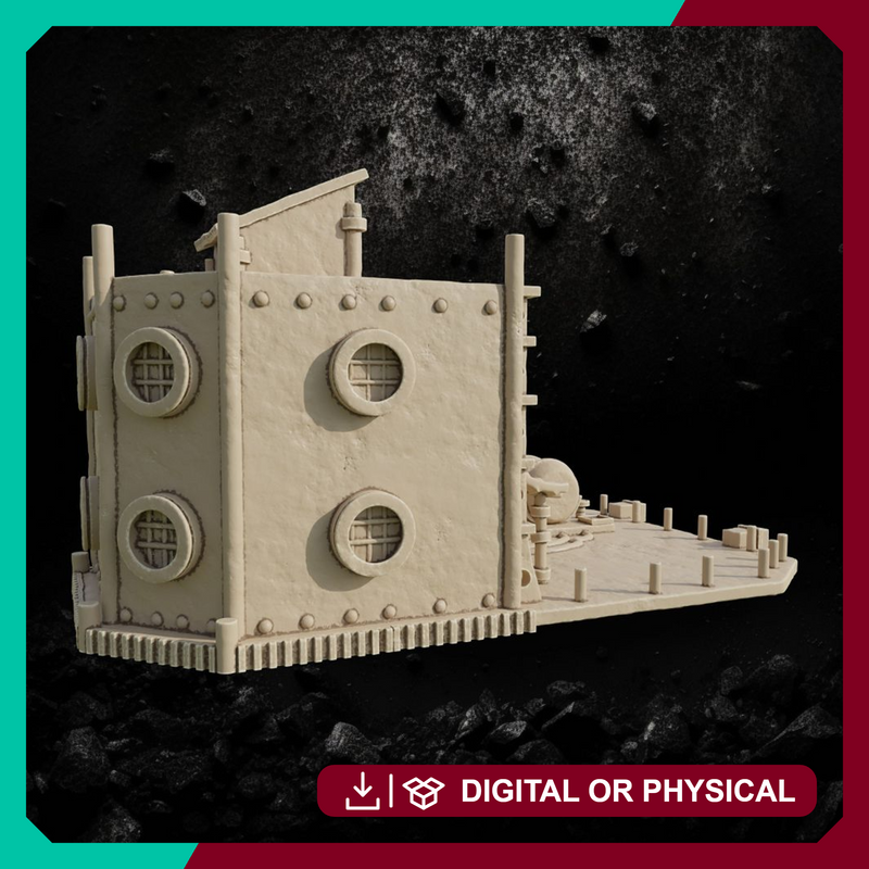 Celestial Command Hub - Sci-Fi Operations Center STL for Wargaming
