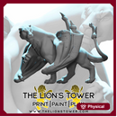 Liondrake Female 2 - large sized 32mm scale miniature