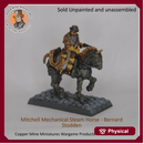 Bernard Stodden riding a Mitchell Mechanical Steam Horses (CMMWP001)