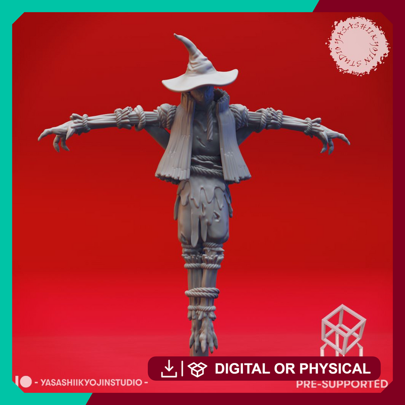 Scarecrow - Field - Tabletop Miniature (Pre-Supported)
