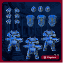Princeps Cohorte Rocketcannons Squad x3