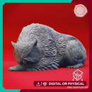 Sleeping Owlbear - Book of Beasts - Tabletop Miniature (Pre-Supported)
