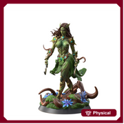 Female Fey Druid Circle of Land with Dual Scimitars NSFW, Warlock | 28mm, 32mm,54mm,75mm, 100mm Scales | Dungeons & Dragons  5E | DM Stash - Only-Games
