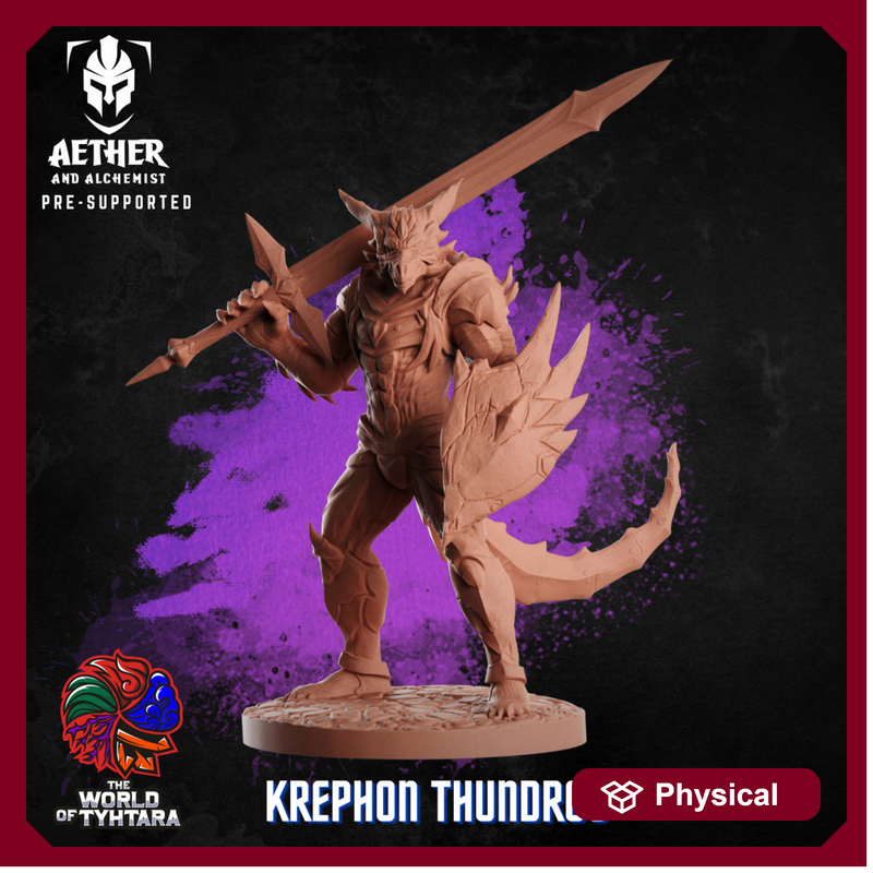 Krephon Thundros - Warforged Dragonborn