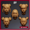 Flame Dancers - Miniature Heads