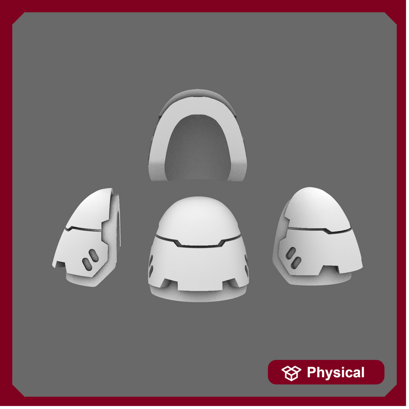 Space Knights V6 Stroud Smooth Shoulder Pad Type D X 10