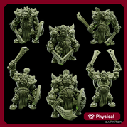 Orc Elite Warriors (X 6 Models) - 32mm Scale - Only-Games
