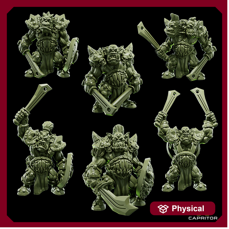 Orc Elite Warriors (X 6 Models) - 32mm Scale - Only-Games