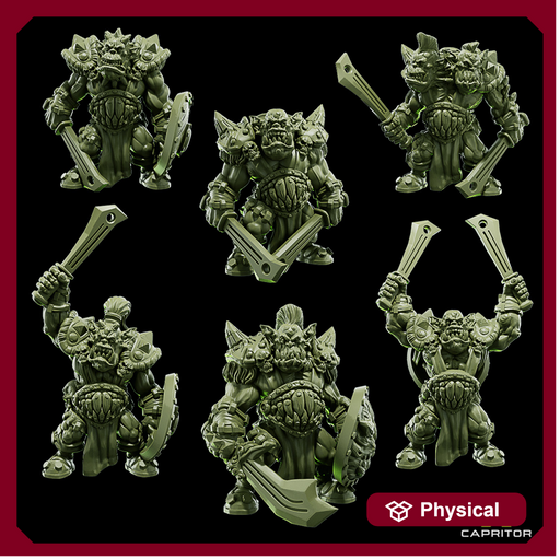 Orc Elite Warriors (X 6 Models) - 32mm Scale - Only-Games