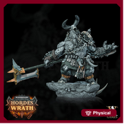 Raging Ogre,  Resin Miniature | 28mm,32mm Scales (40mm, 50mm, 60mm, 75mm BASE Sizes) |  D&D 5e Against Giants | Dungeons and Dragons | - Only-Games
